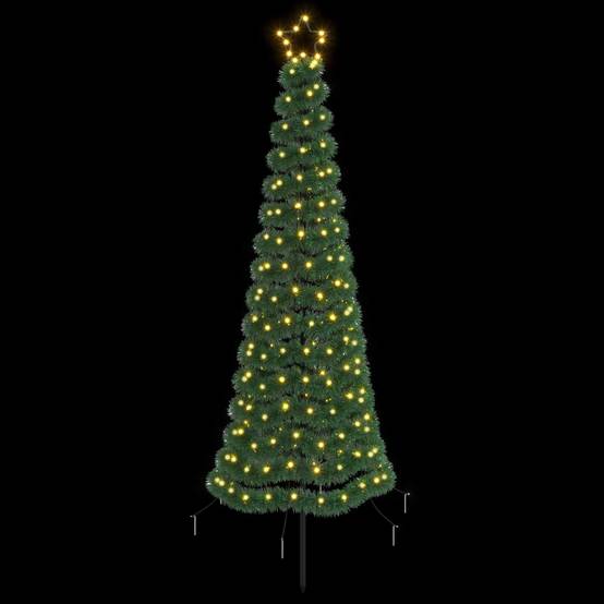 Vidaxl - Sapin de Noël en guirlande LED avec piquet EKENAS 180 cm vidaXL 42056545 - Image 4