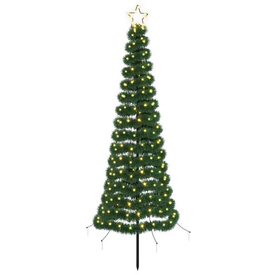 Vidaxl - Sapin de Noël en guirlande LED avec piquet EKENAS 180 cm vidaXL 42056545 - Image 2