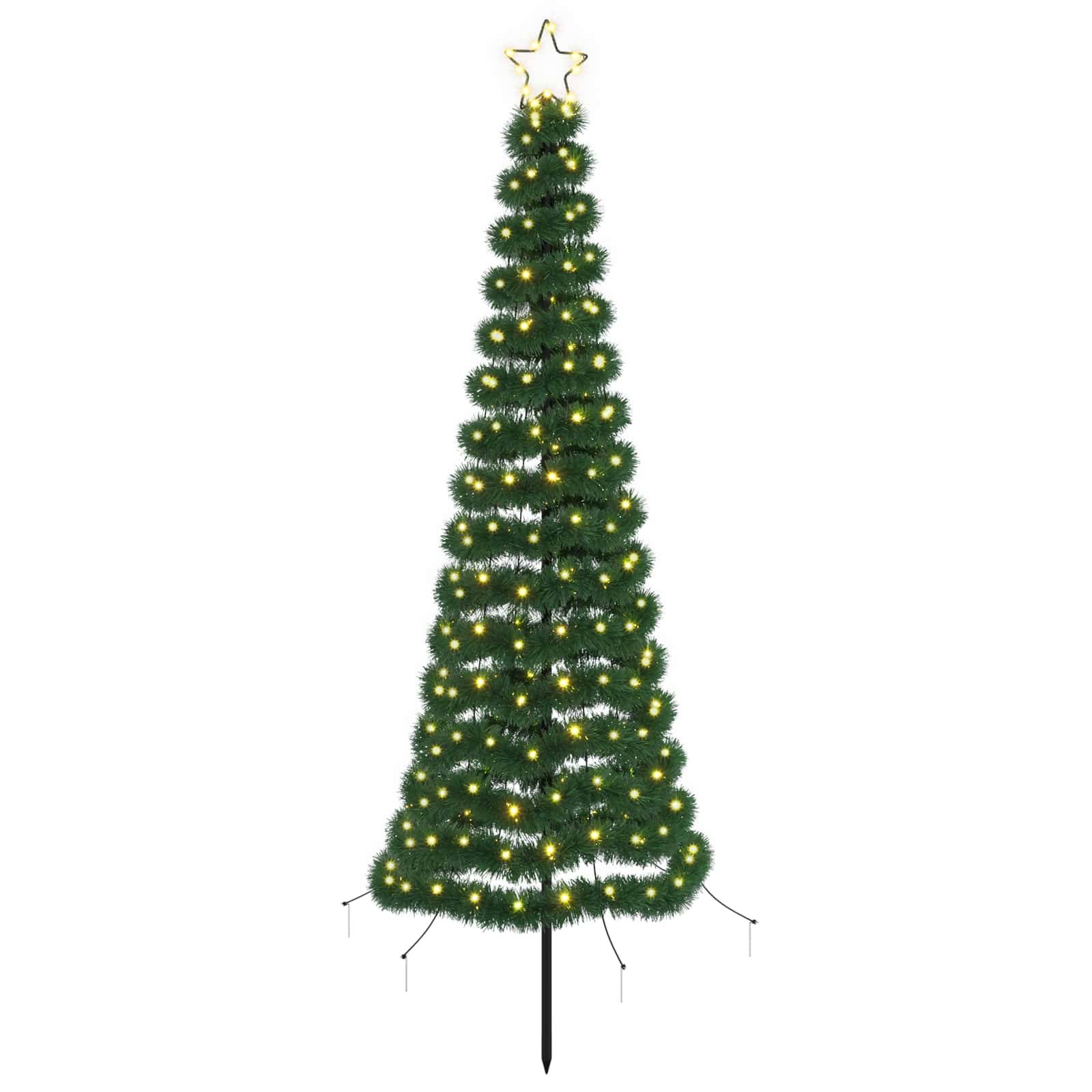 Vidaxl - Sapin de Noël en guirlande LED avec piquet EKENAS 180 cm vidaXL 42056545 - Image 2