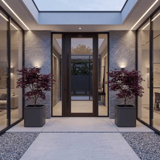 Pot INFINITY SQUARE 60x60cm anthracite - Image 5