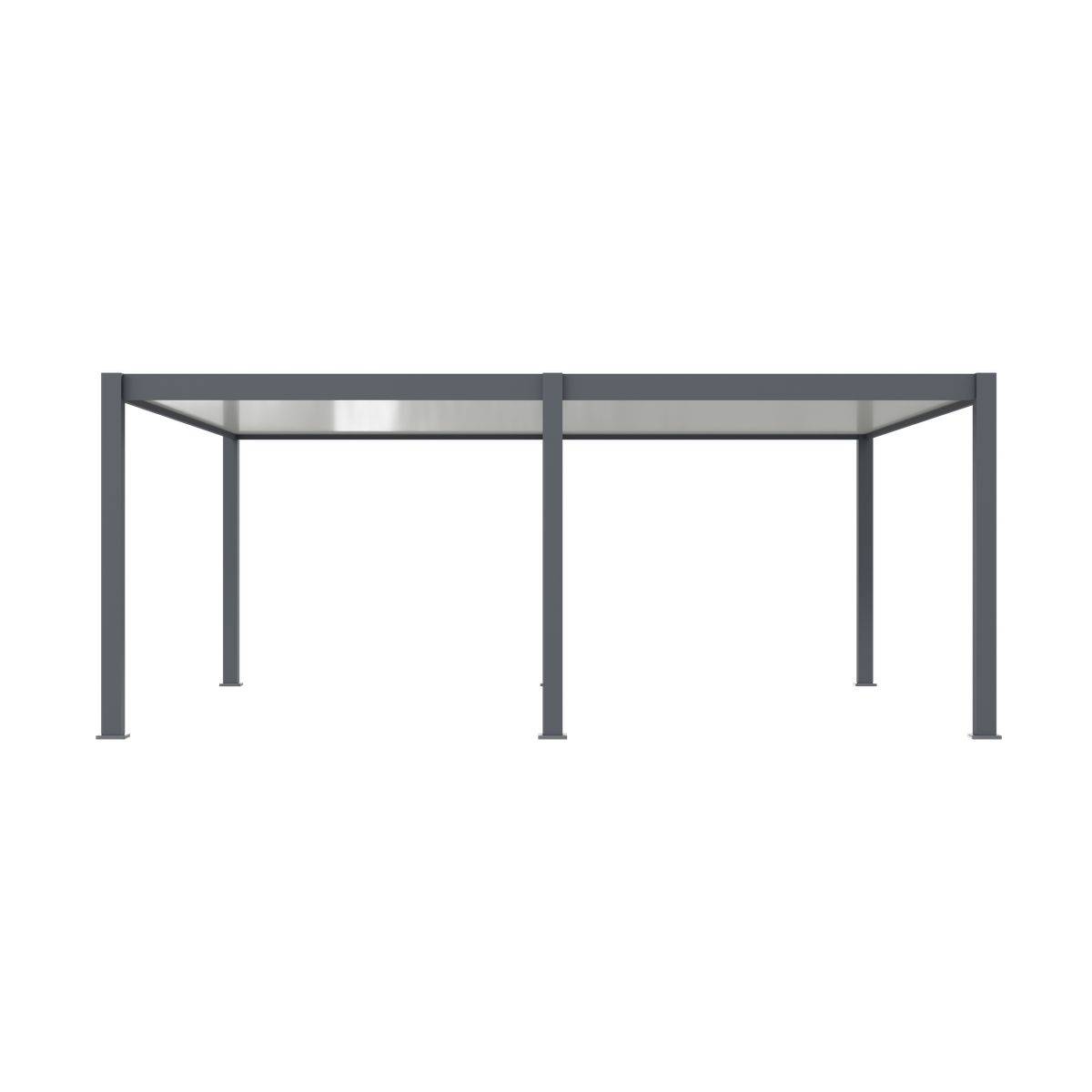 Direct Abris - Carport Aluminium 570 x 645 cm WESTON - 37 m2 - Hauteur : 255 - 2 Voitures - Abri Voiture Autoportant - Gouttière incluse - Image 5
