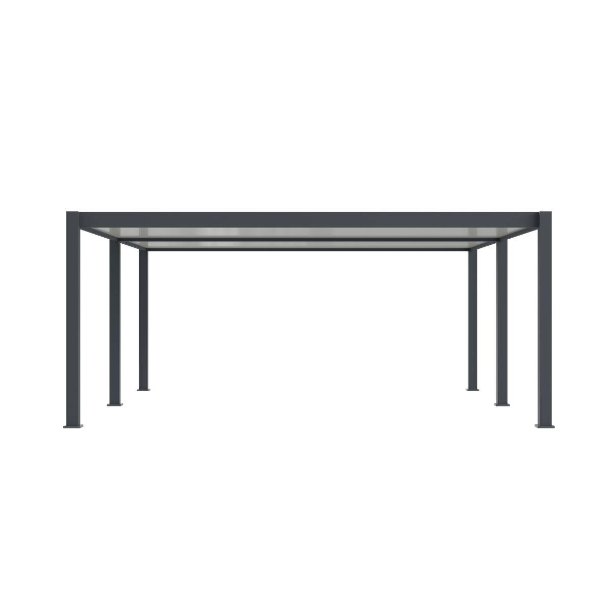 Direct Abris - Carport Aluminium 570 x 645 cm WESTON - 37 m2 - Hauteur : 255 - 2 Voitures - Abri Voiture Autoportant - Gouttière incluse - Image 4