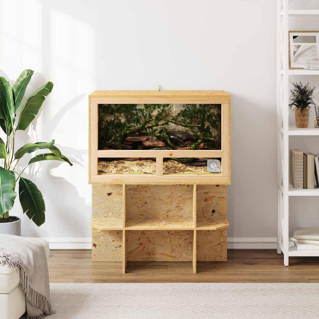 Vidaxl - Terrarium Marron 80 x 50 x 100 cm OSB vidaXL 3397885 - Image 5
