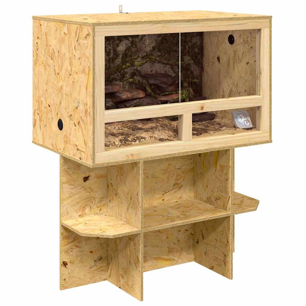 Vidaxl - Terrarium Marron 80 x 50 x 100 cm OSB vidaXL 3397885 - Image 4