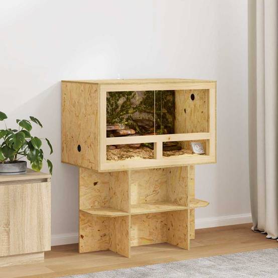 Vidaxl - Terrarium Marron 80 x 50 x 100 cm OSB vidaXL 3397885 - Image 1