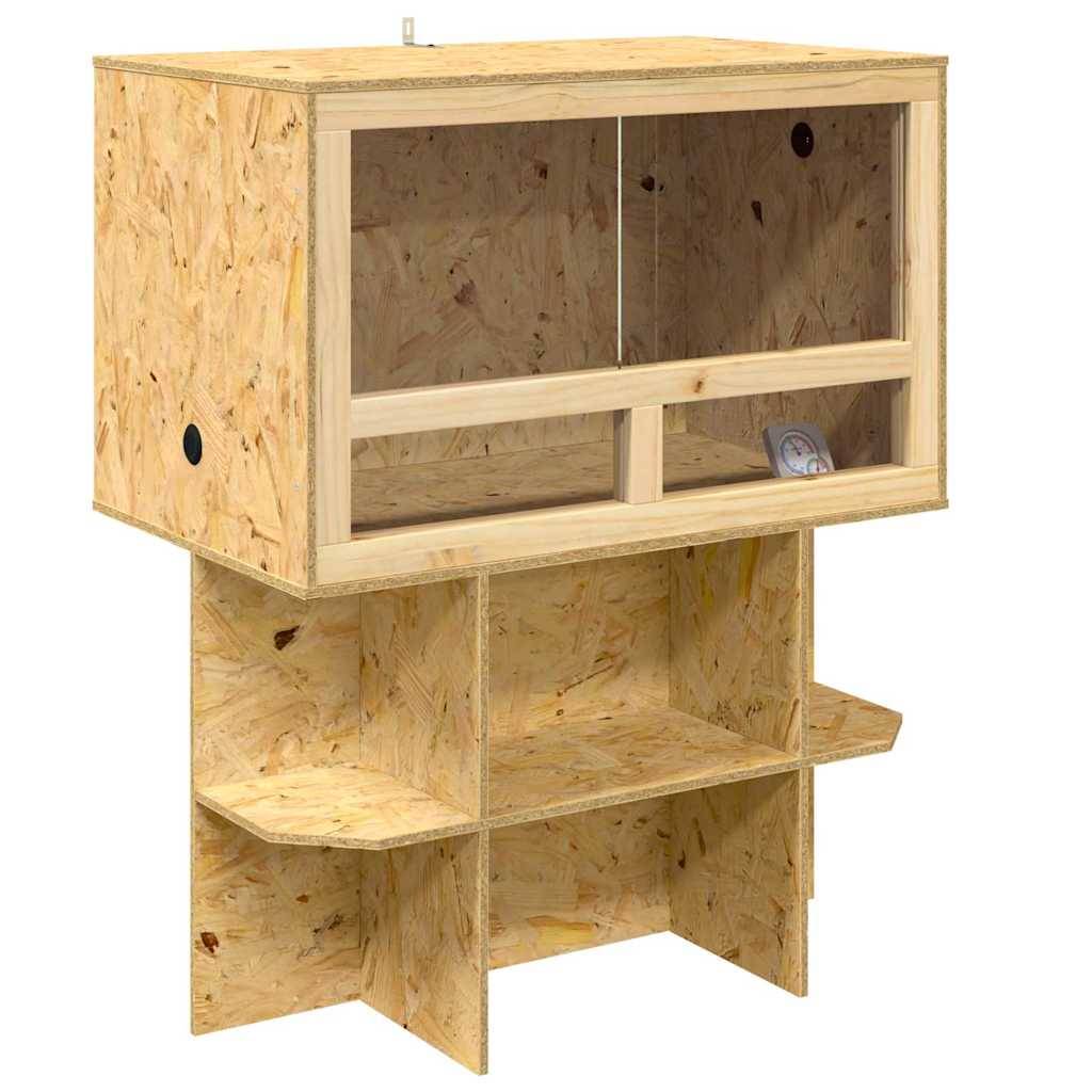 Vidaxl - Terrarium Marron 80 x 50 x 100 cm OSB vidaXL 3397885 - Image 2
