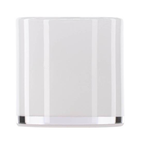 Photophore Déco "Gloria" 10cm Blanc - Image 1