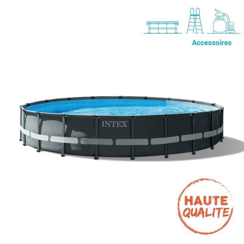 Piscine tubulaire Ultra XTR ronde 6,10 x 1,22 m Intex - Image 1