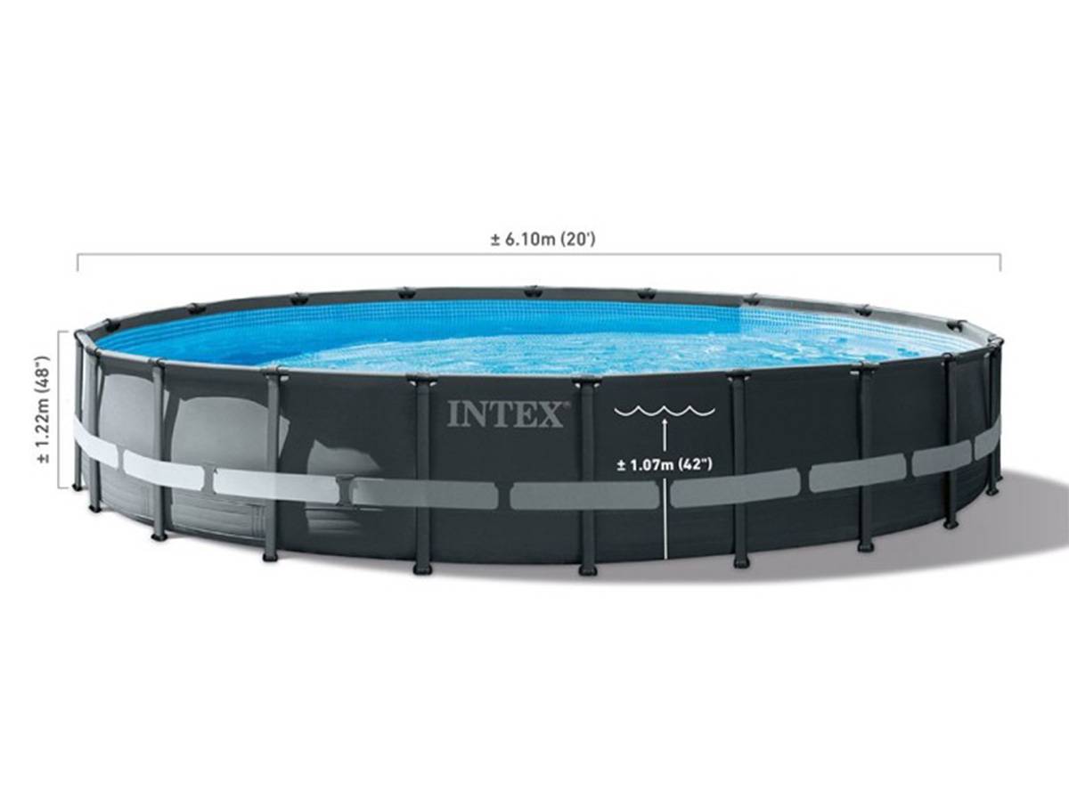 Piscine tubulaire Ultra XTR ronde 6,10 x 1,22 m Intex - Image 6