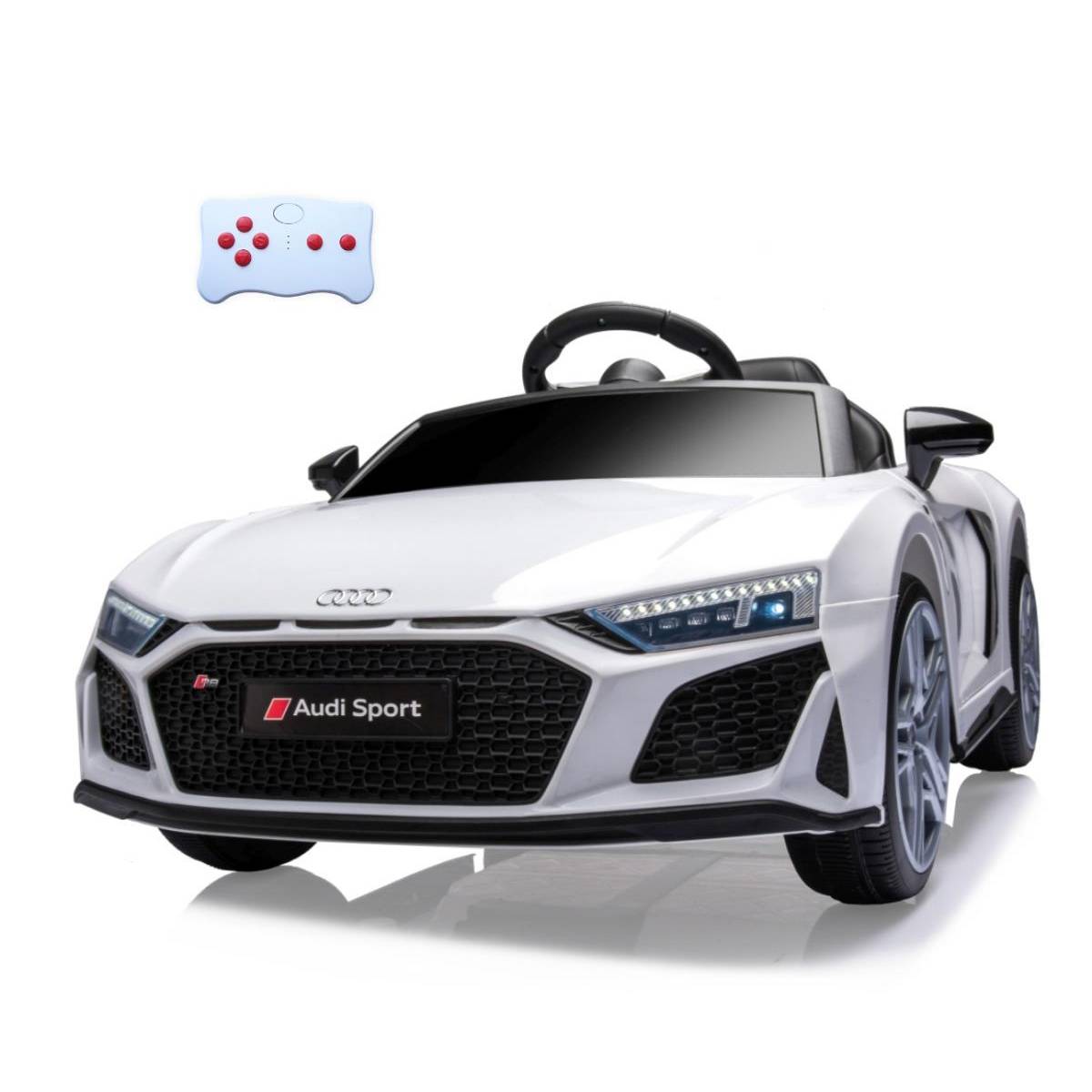 Audi R8 Spyder Électrique Blanc - Mini Réplique de Luxe - Image 1