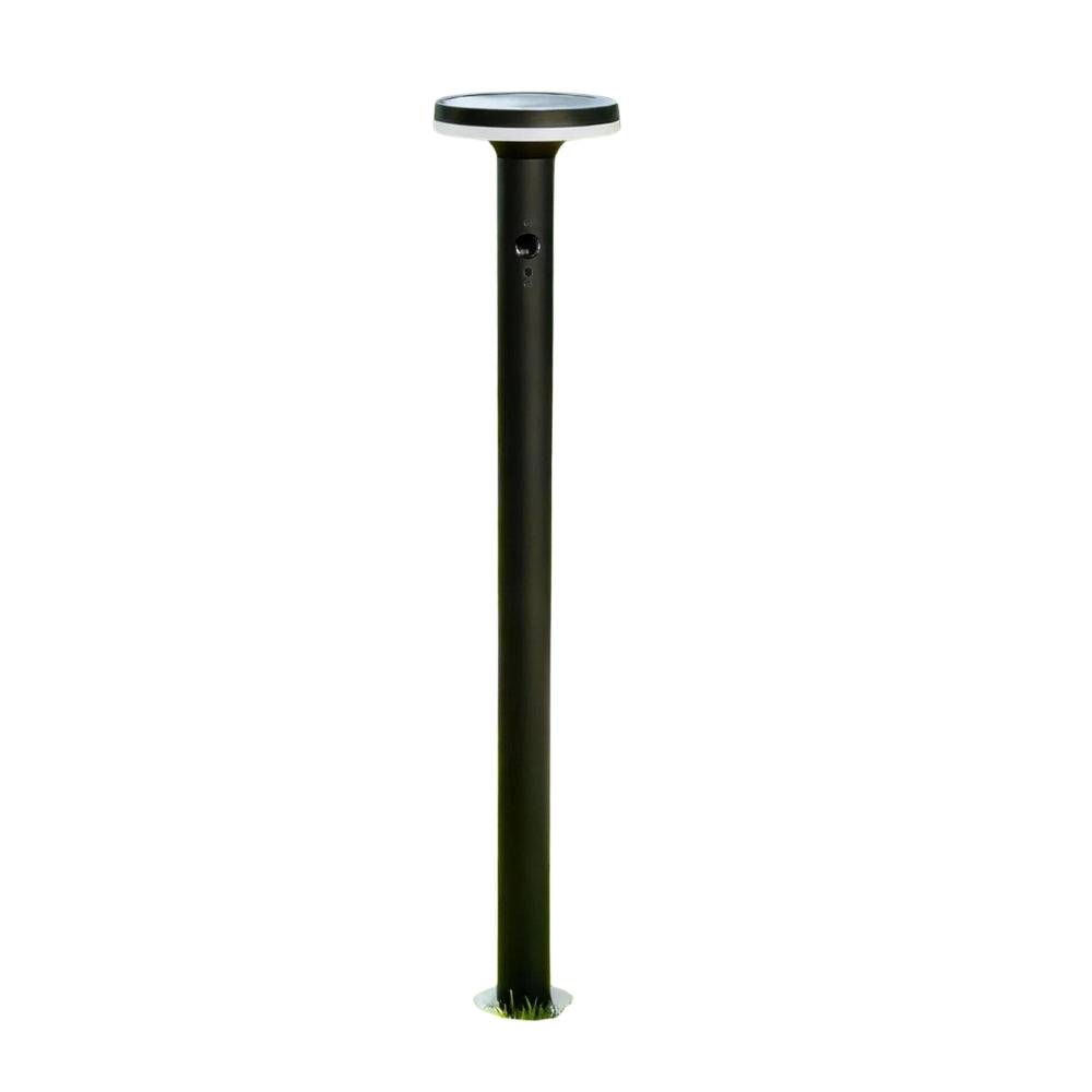 Borne extérieure solaire LIVING avec détecteur de mouvements 85cm Noir - Image 1