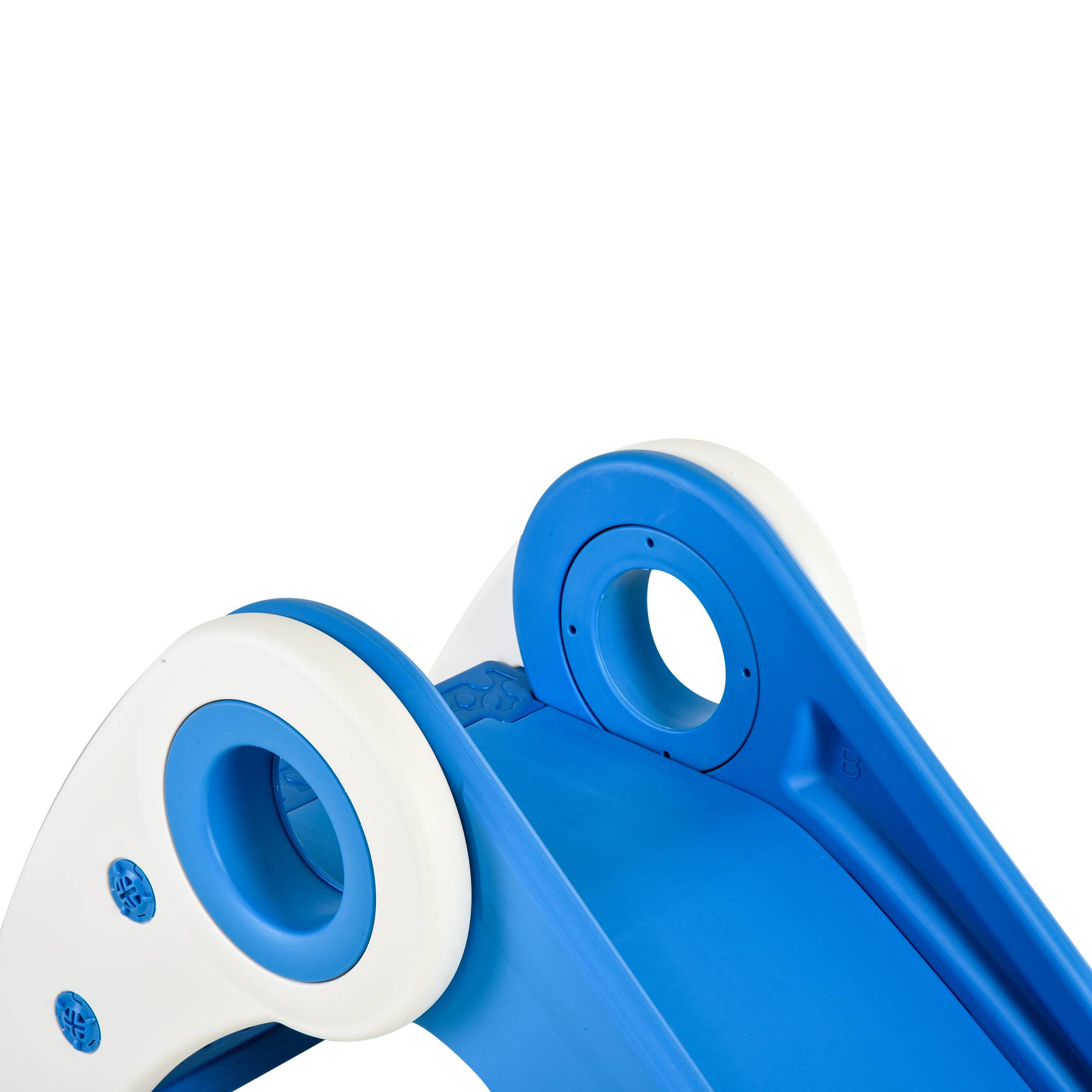Toboggan pliable bleu escalier et rampe pour bébés 18–36 mois 120 × 50 × 56 cm intérieur et jardin - Image 10