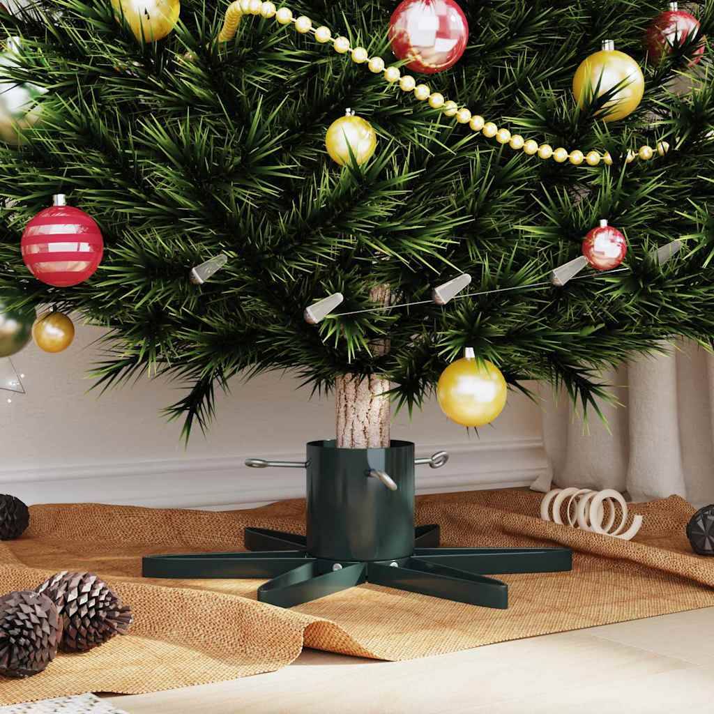 Vidaxl - Pied de Sapin de Noël 1.73 Vert 50 x 50 x 15,5 cm Acier vidaXL 42019198 - Image 5