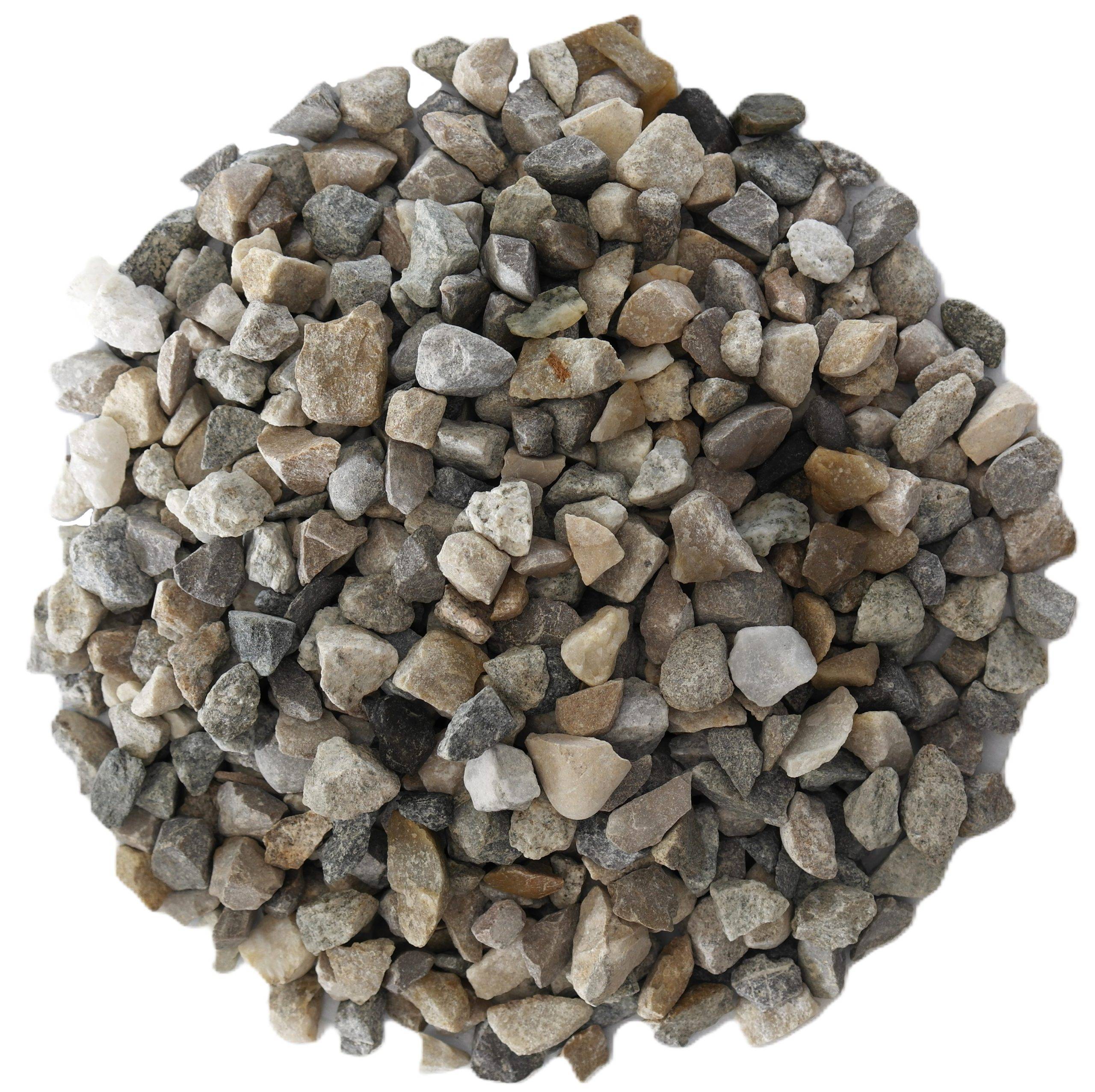 No name  - Gravillon gris mixte silico calcaire 6/10 en big bag de 350 KG - Image 1
