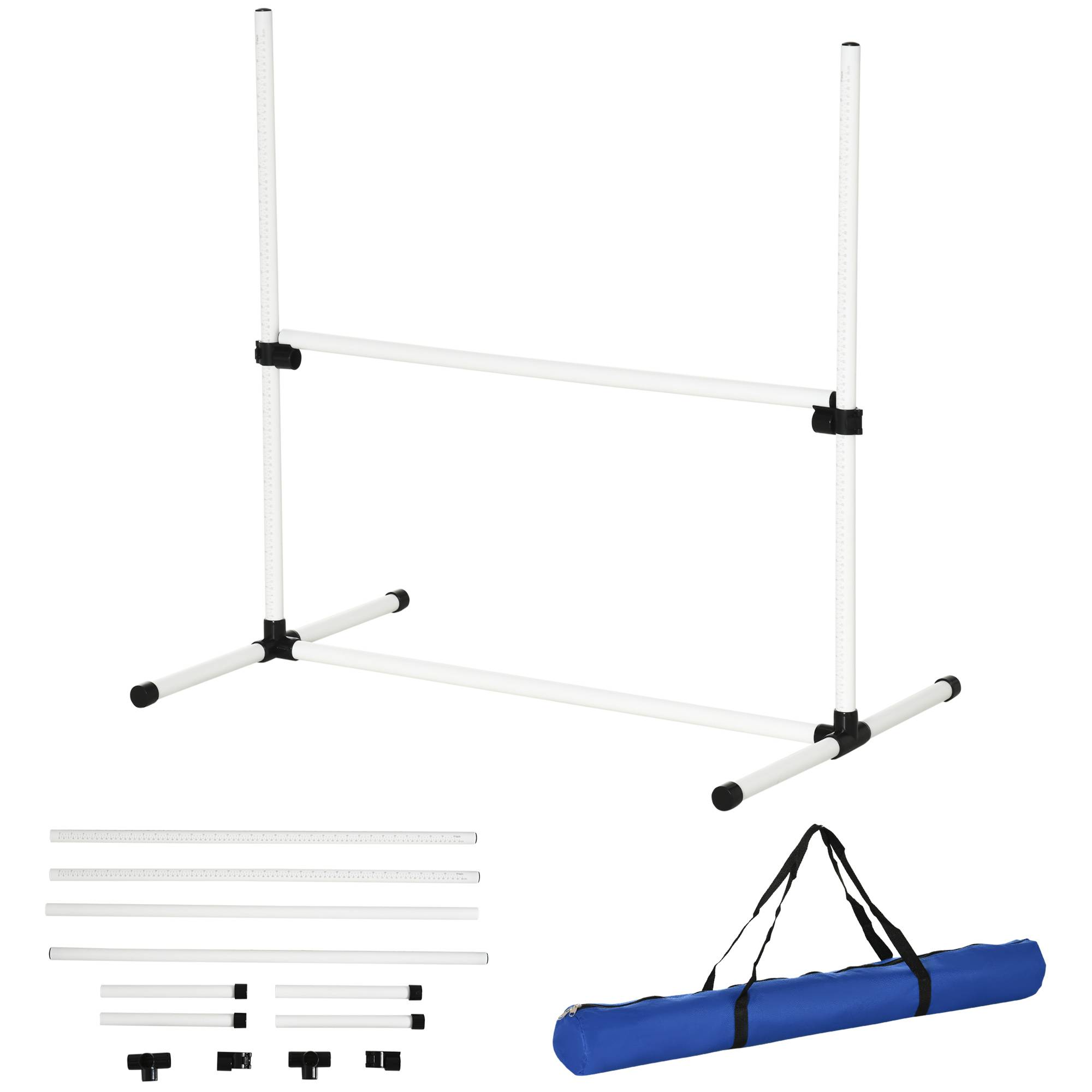 ComfortXL - Kit agilité chien à structure tubulaire 4 pièces réglables pour coordination et saut - ComfortXL Outdoor Living - Image 2