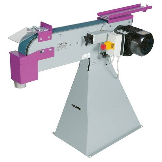 Ponceuse à bande SIDAMO BG753 - 2200W TRI - Avec socle - 20105028