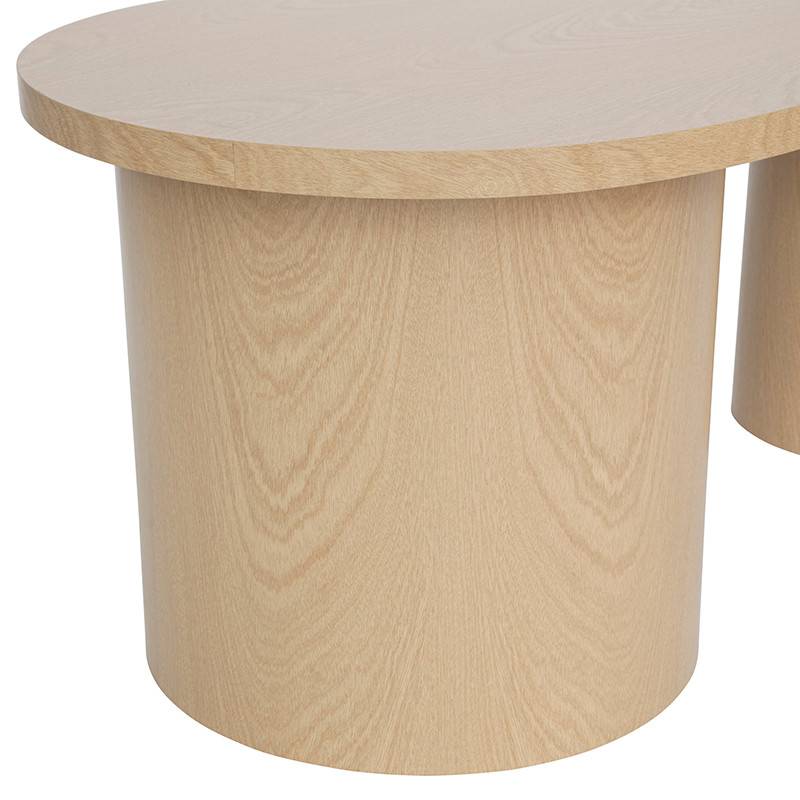 Lot de 2 tables basses gigognes Soleya Atmosphera - Image 7
