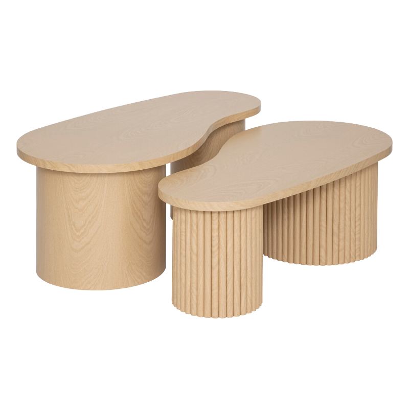 Lot de 2 tables basses gigognes Soleya Atmosphera - Image 1