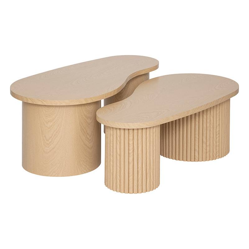 Lot de 2 tables basses gigognes Soleya Atmosphera - Image 8