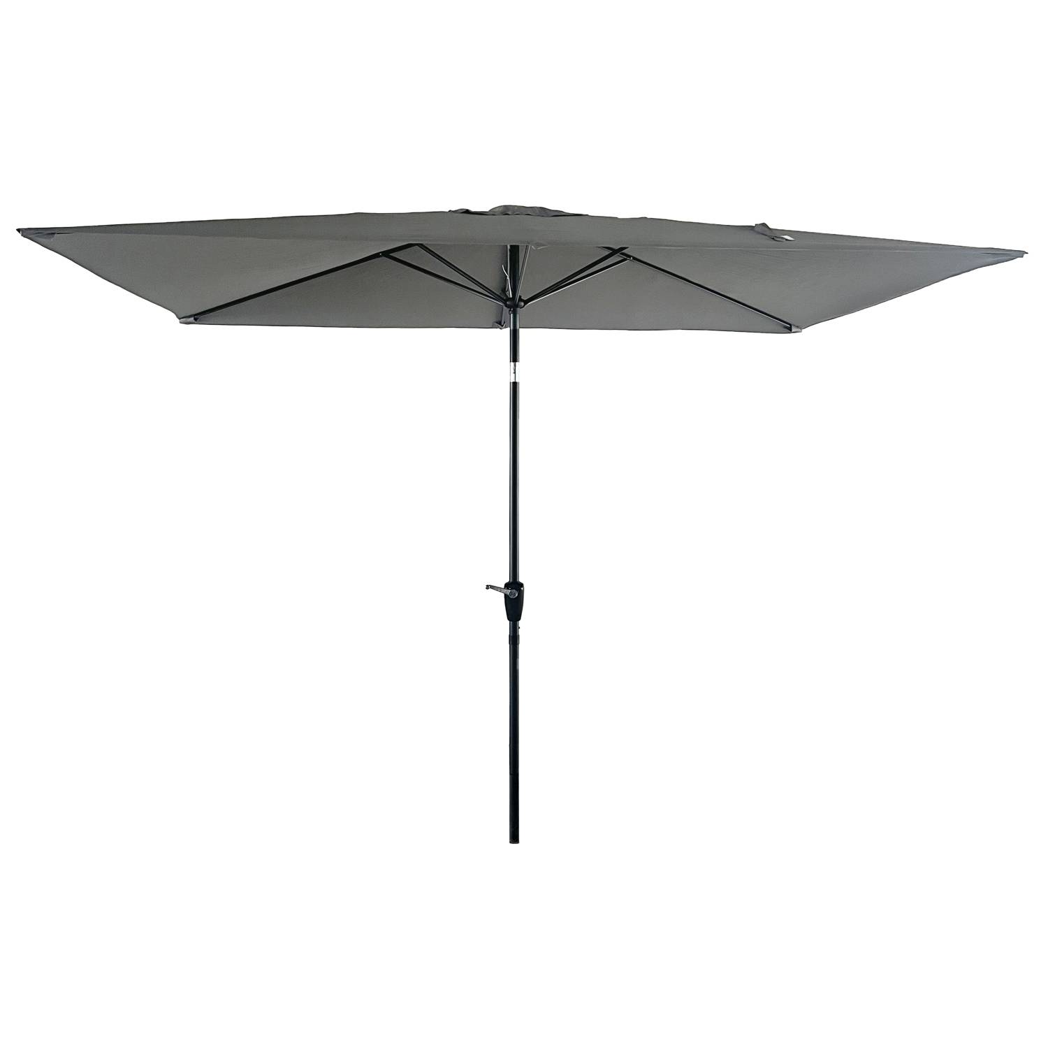 Happy Garden - Toile pour parasol droit HAPUNA rectangulaire 2x3m gris - HAPPY GARDEN - Image 3