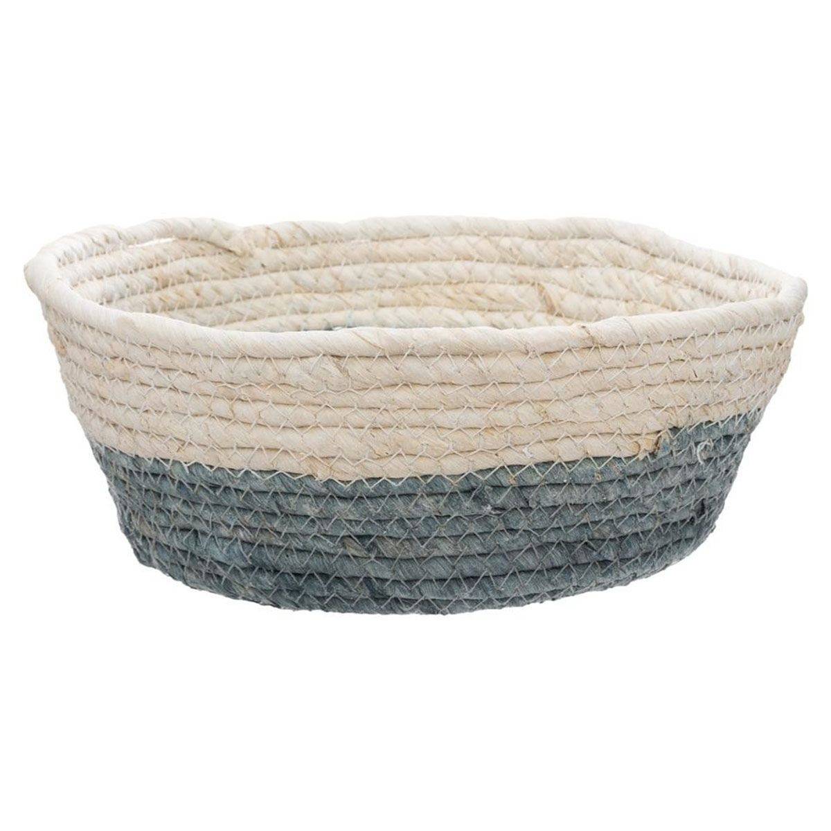 Lot de 3 Paniers de Rangement Rond "Circ" 25cm Naturel - Image 3