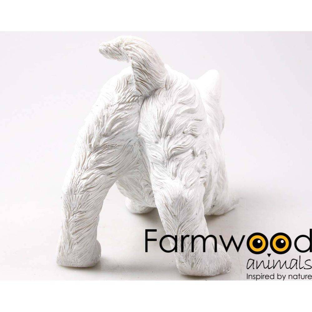 Farmwood Animals - Chien west highland en résine 17 x 11 x 21 cm - Image 2
