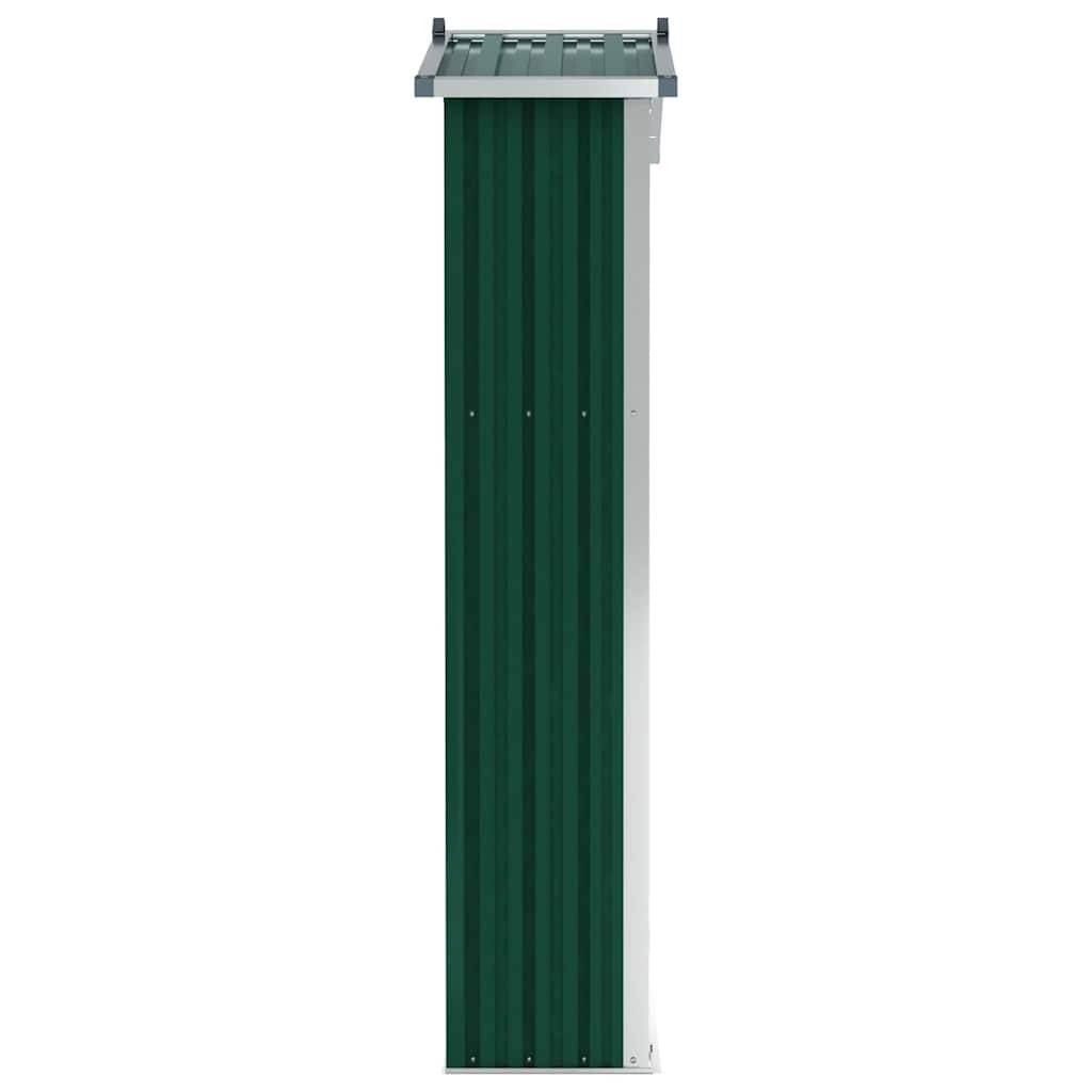 Vidaxl - Abri de jardin Vert 116x45x175 cm Acier galvanisé 0.5m² vidaXL 46301 - Image 8