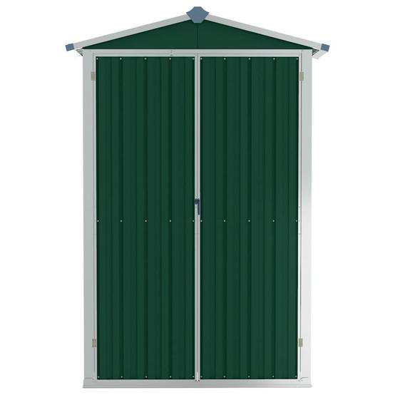 Vidaxl - Abri de jardin Vert 116x45x175 cm Acier galvanisé 0.5m² vidaXL 46301 - Image 8