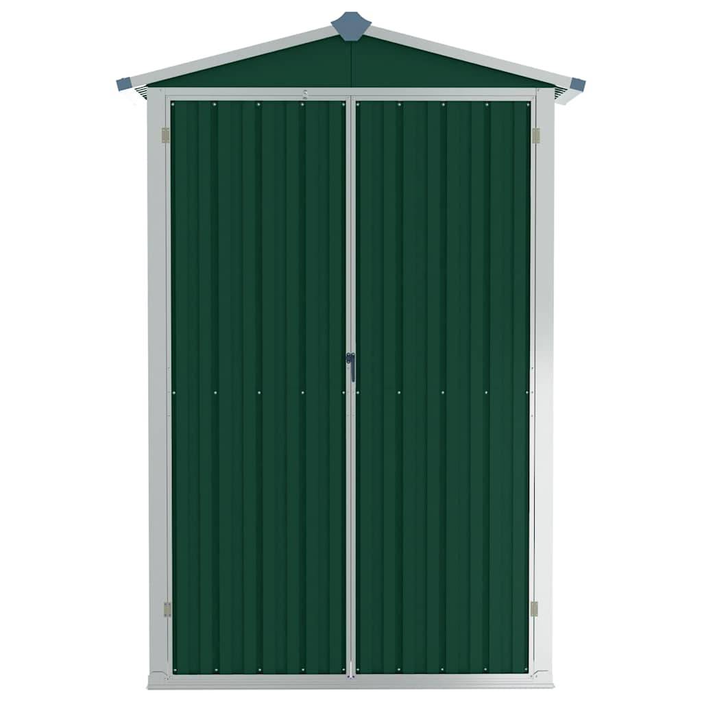 Vidaxl - Abri de jardin Vert 116x45x175 cm Acier galvanisé 0.5m² vidaXL 46301 - Image 8