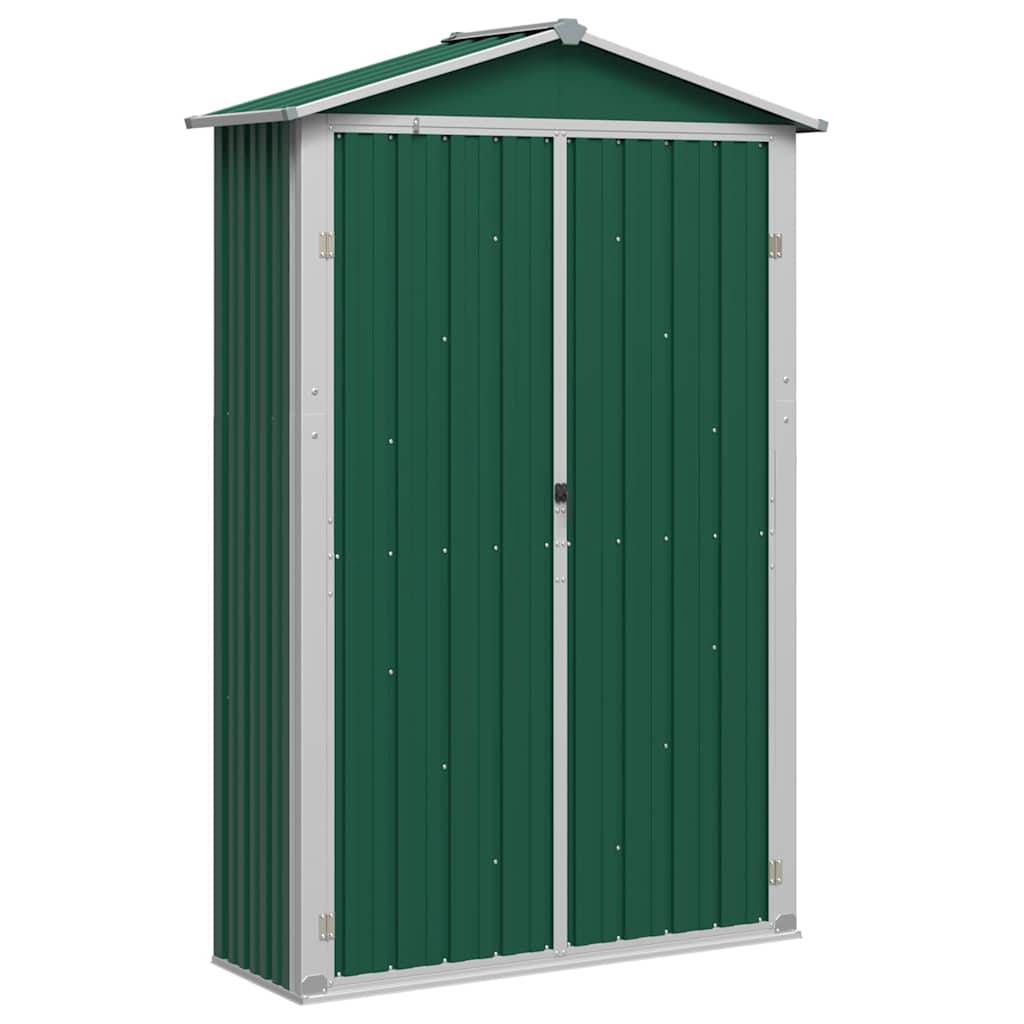 Vidaxl - Abri de jardin Vert 116x45x175 cm Acier galvanisé 0.5m² vidaXL 46301 - Image 2