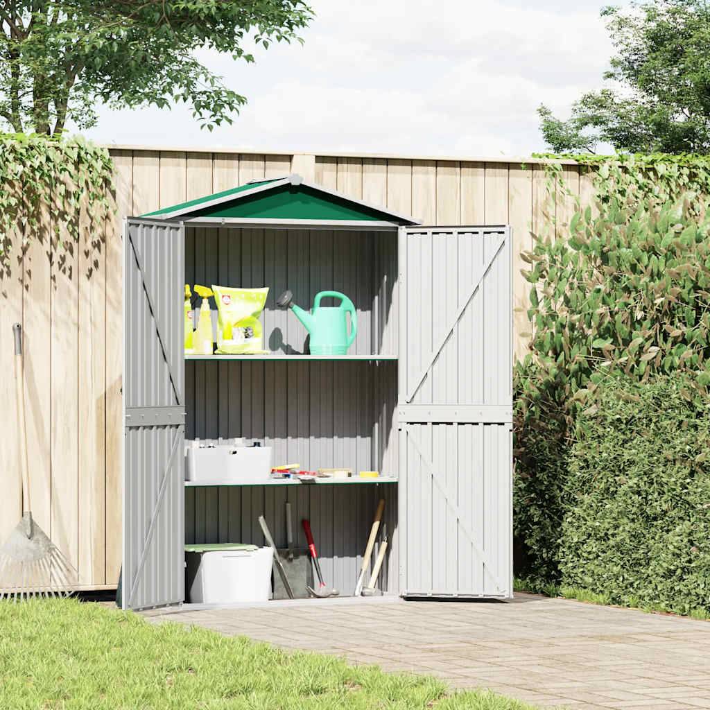 Vidaxl - Abri de jardin Vert 116x45x175 cm Acier galvanisé 0.5m² vidaXL 46301