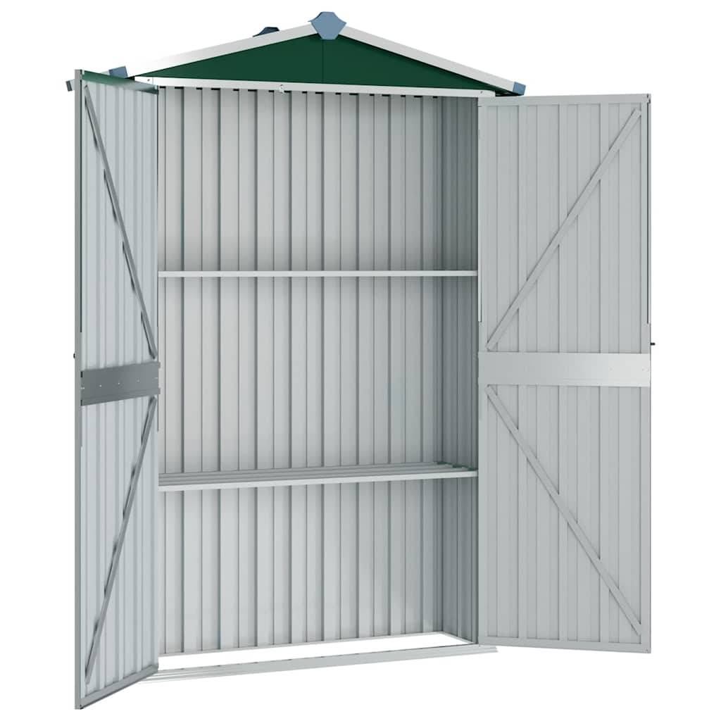 Vidaxl - Abri de jardin Vert 116x45x175 cm Acier galvanisé vidaXL 46301 - Image 6