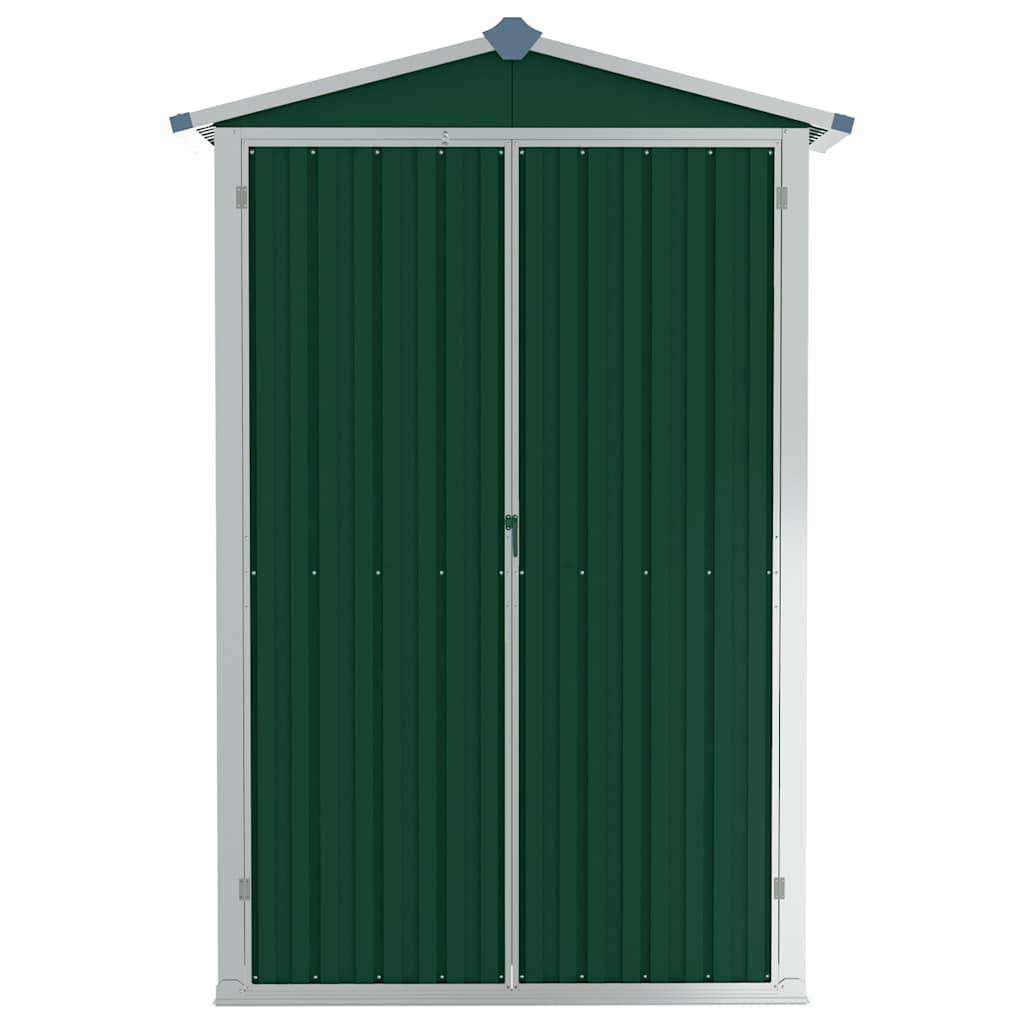 Vidaxl - Abri de jardin Vert 116x45x175 cm Acier galvanisé vidaXL 46301 - Image 7