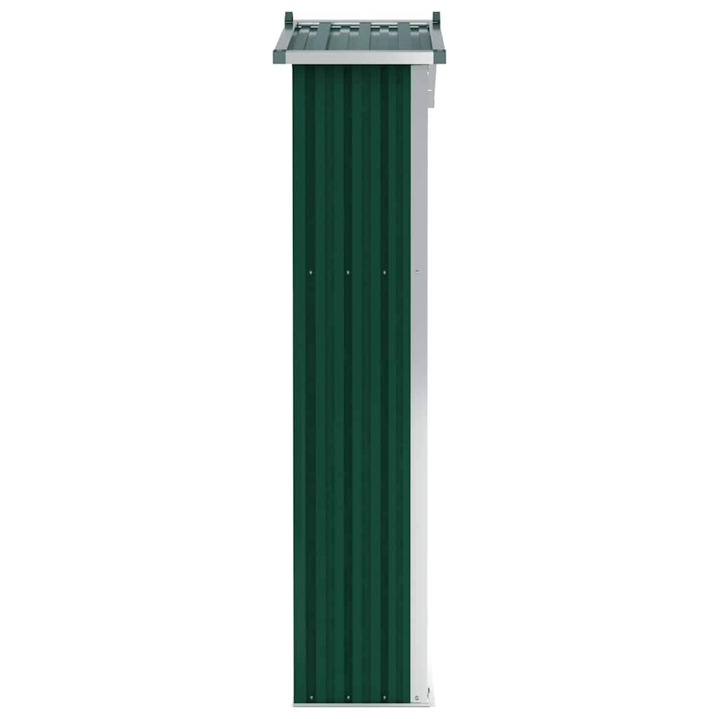 Vidaxl - Abri de jardin Vert 116x45x175 cm Acier galvanisé 0.5m² vidaXL 46301 - Image 10