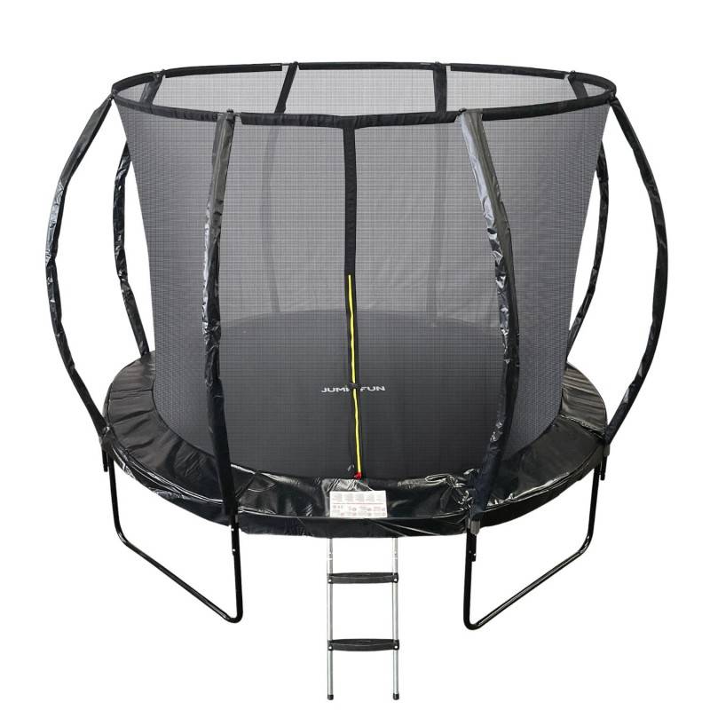 Trampoline 10Ft ø 305cm noire avec Echelle, Protection et Filet de sécurité JUMP4FUN - Image 1