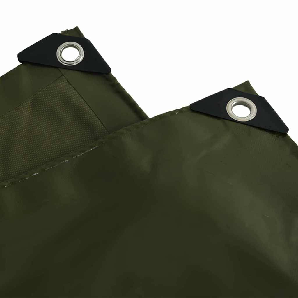 Bâche Grande Taille 650g/m² PVC Ultra Résistant pour Événement Extérieur Vert Olive 6x8m – ComfortXL Outdoor Living - Image 5