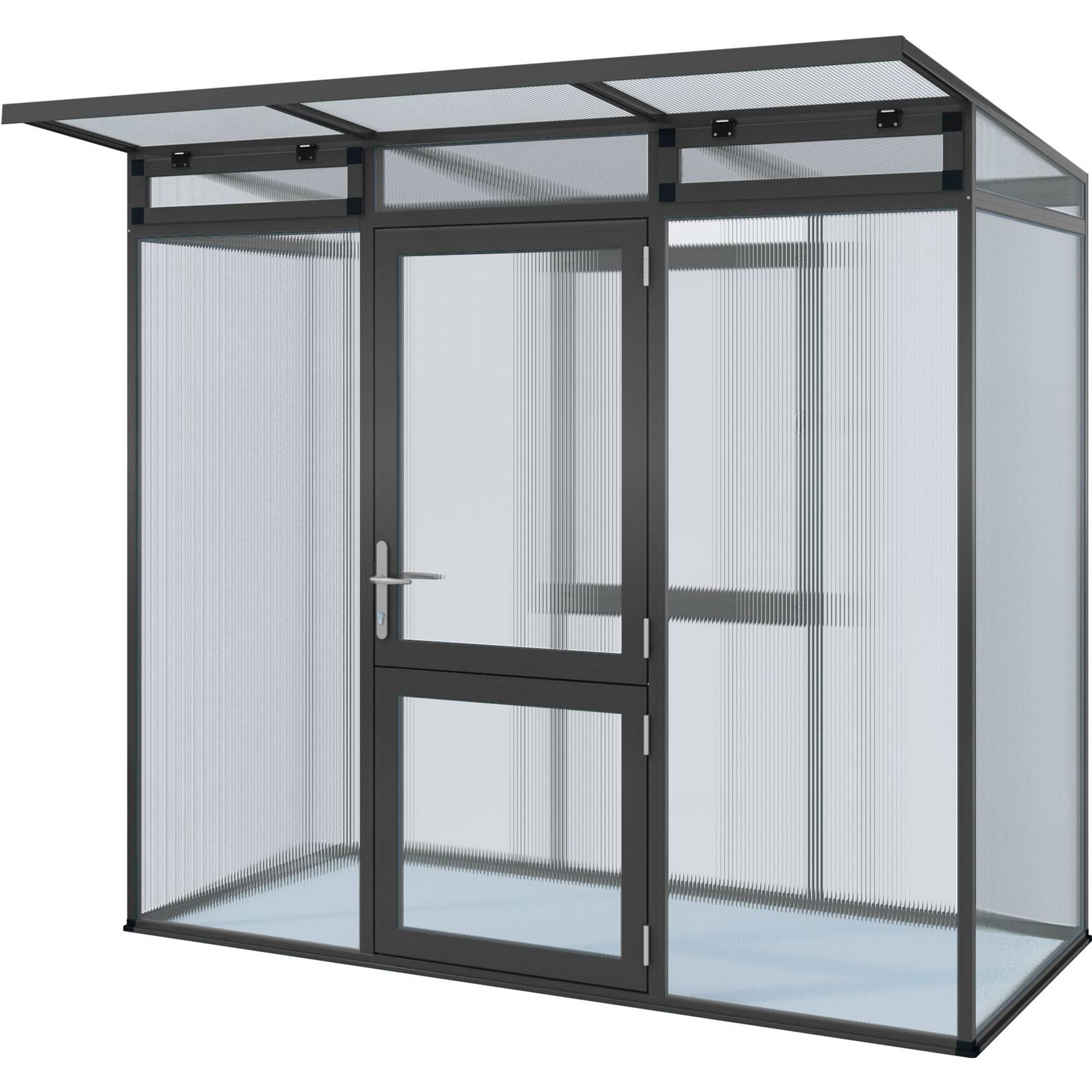 Serre de jardin 2,56m² KGT Linea I, Anthracite - Image 1