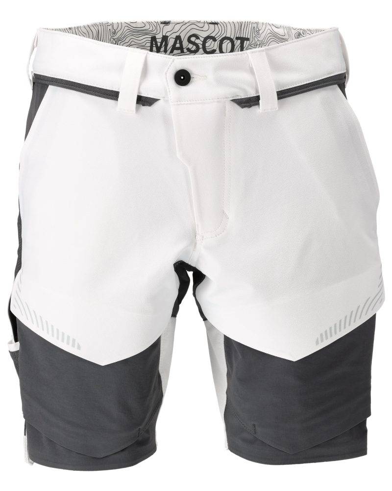 Short MASCOT Ultimate Stretch - 22149-605-Blanc gris-41