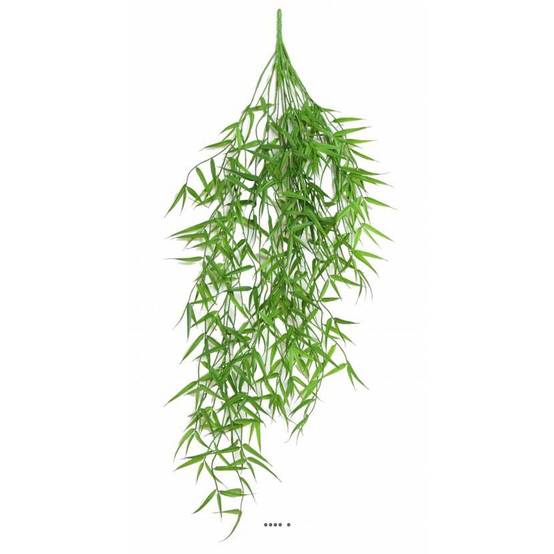 Très belle chute de bambou artificiel L 90 cm vert - Image 2