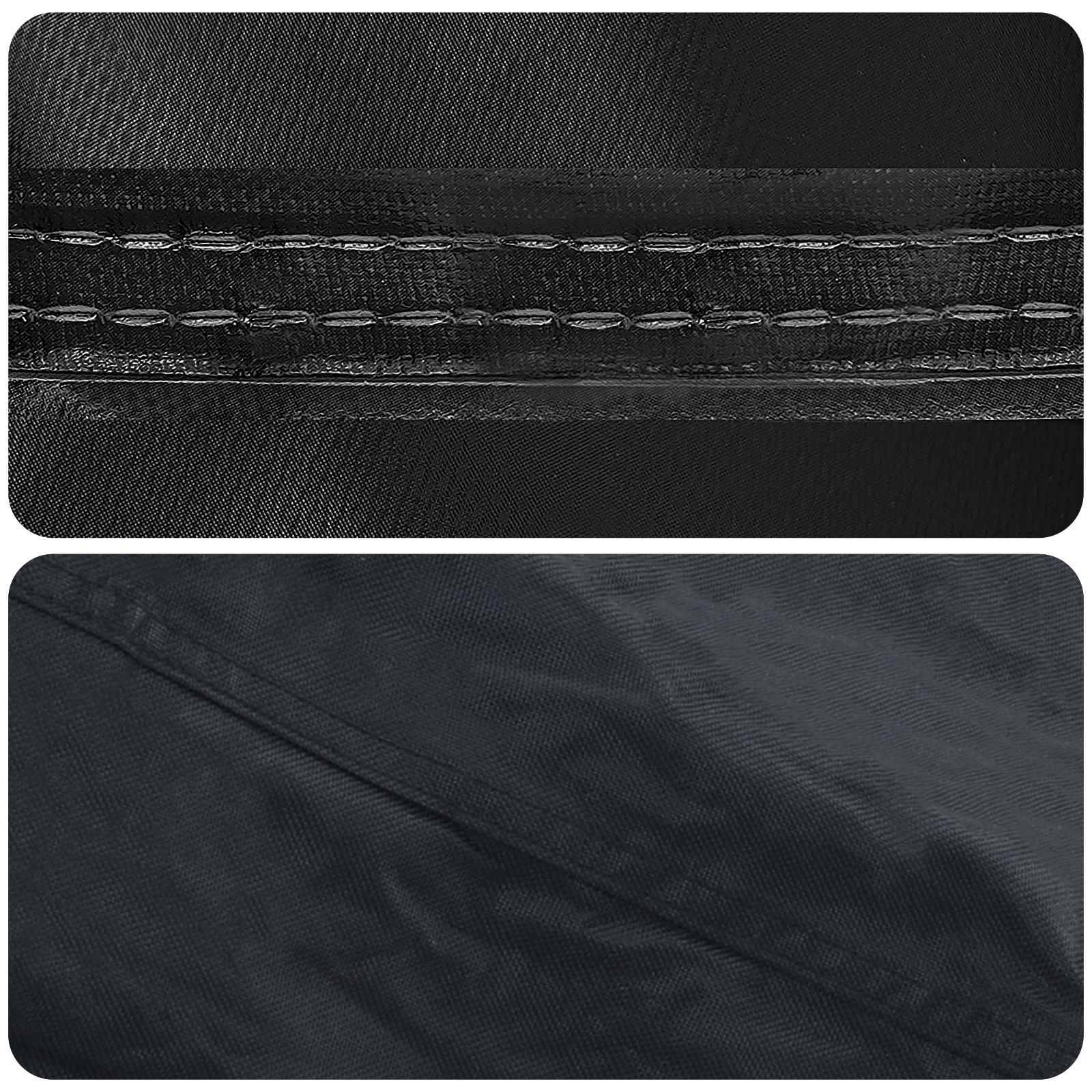 Housse de table tissu noir 122 x 72 x 15 cm, Poids:0.43kg - PANGIVO - Image 7