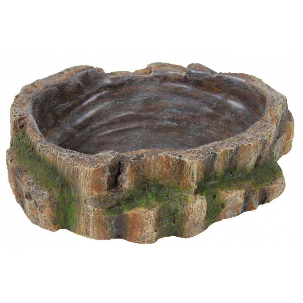 Trixie - Ecuelle pour eau et nourriture des reptiles. 18 x 4.5 x 17 cm - vivarium  terrarium - Image 1