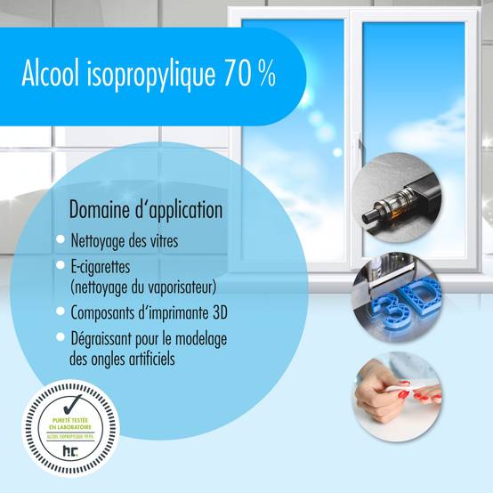 Alcool isopropylique 70% Höfer Chemie® en bidon de 5 L x 48 - Image 5
