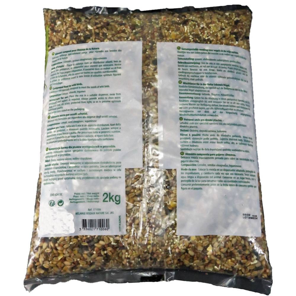 Zolux - Mélange de graines pour oiseaux de jardin sac 2 kg. - Image 2