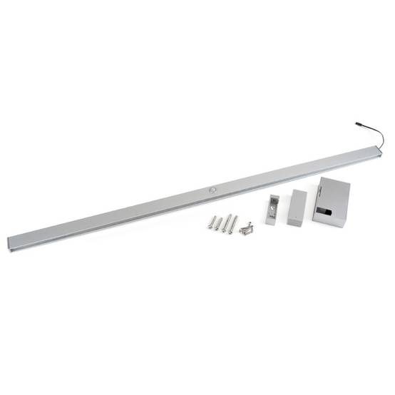 Emuca - Emuca 5074162 Barre De Penderie Pour Armoire Castor Avec Lumière Led, Batterie Amovible Et Détecteur De Mouvement, 708, Anodisé - Image 2