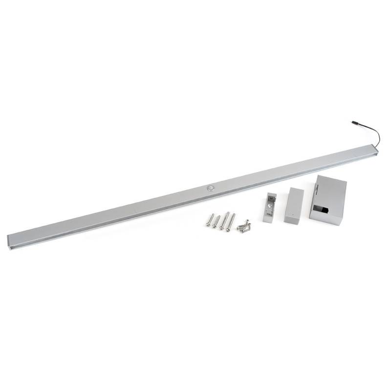 Emuca - Emuca 5074162 Barre De Penderie Pour Armoire Castor Avec Lumière Led, Batterie Amovible Et Détecteur De Mouvement, 708, Anodisé - Image 2