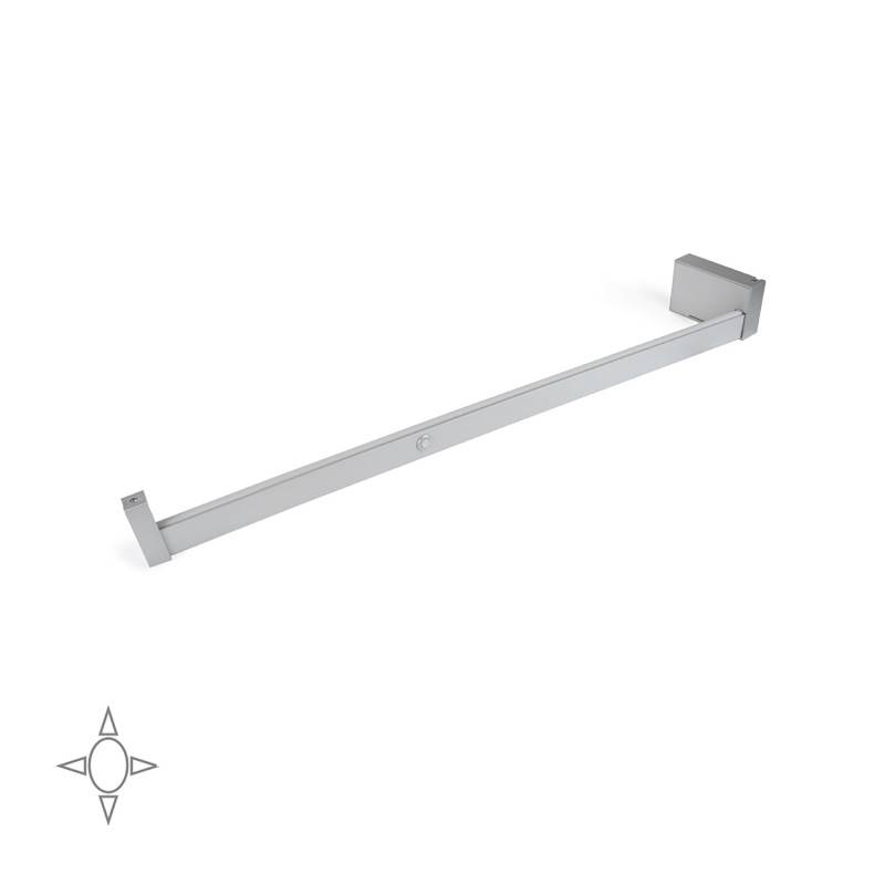Emuca - Emuca 5074162 Barre De Penderie Pour Armoire Castor Avec Lumière Led, Batterie Amovible Et Détecteur De Mouvement, 708, Anodisé - Image 6