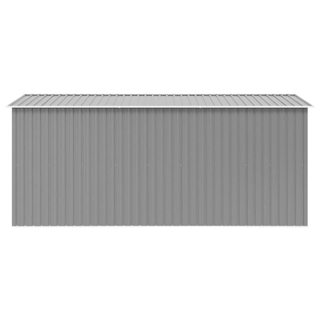 Vidaxl - Abri de jardin 257x392x181 cm Métal Gris vidaXL 143345 - Image 6