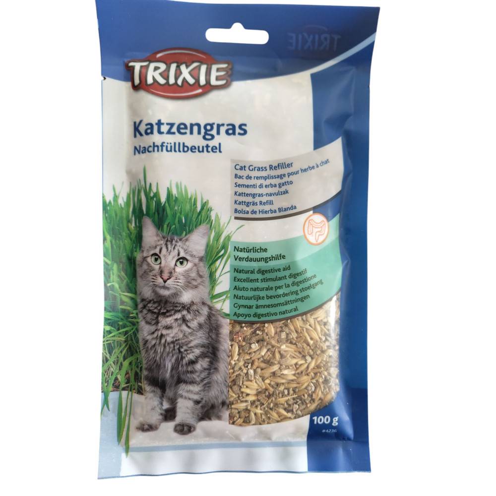 Trixie - Herbe à chat orges sachet de 100 g - Image 1