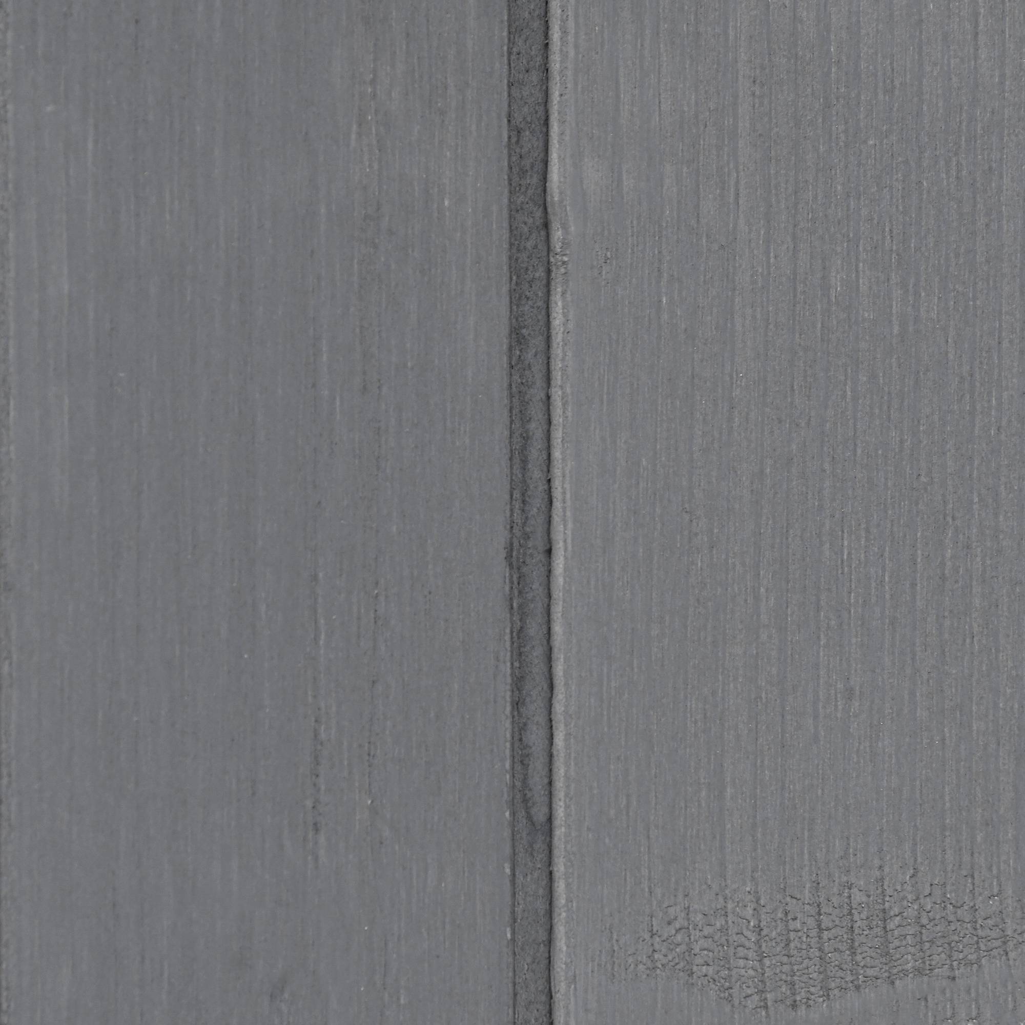 ComfortXL - Armoire de jardin en sapin 139 x 75 x 160 cm gris et blanc avec table intégrée toit bitumé verrouillable - Image 7