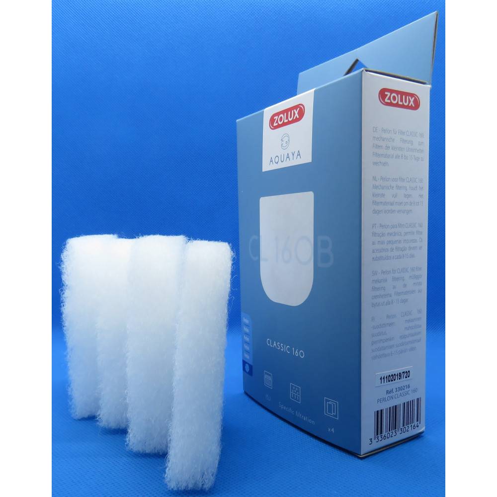 Zolux - Filtre perlon CL 160 B  x 4 . pour pompe classic 160. pour aquarium. - Image 2